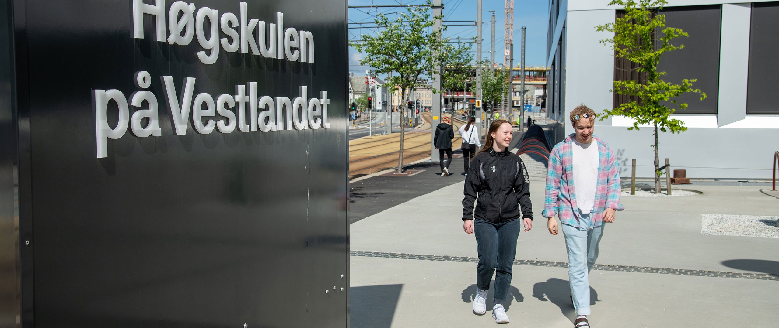 Studenter ved campus Bergen.