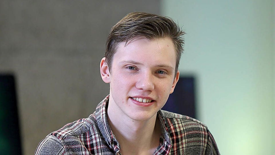 Bilete av dataingeniøren Maksim.