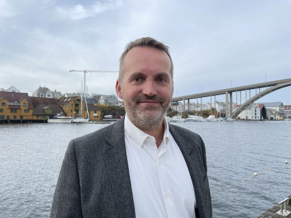 Professor Sigmund Simonsen i Haugesund.